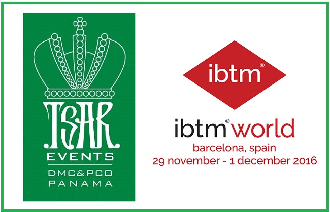 Tsar Events Panama DMC & PCO will be at IBTM World at stand K47 together with other members of Global DMC Alliance.